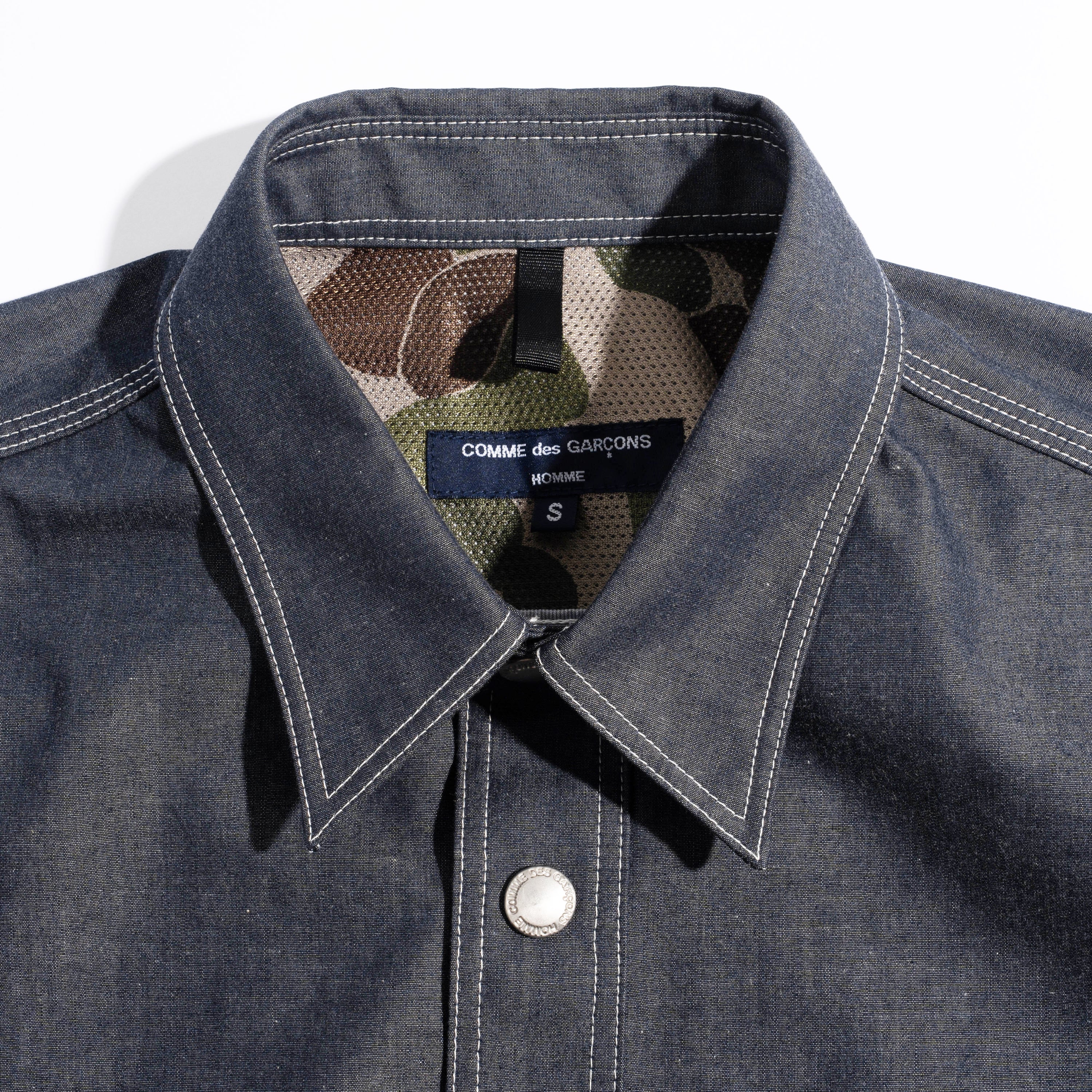 CdGH Tech Denim Shirt Grey HN-B004-051