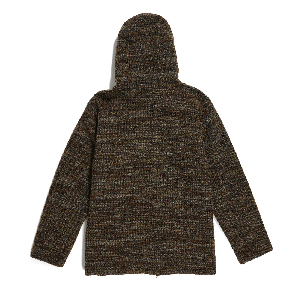 EG Knit Cardigan 23F1B030 Brown Poly/Wool Melange Knit – Capsule