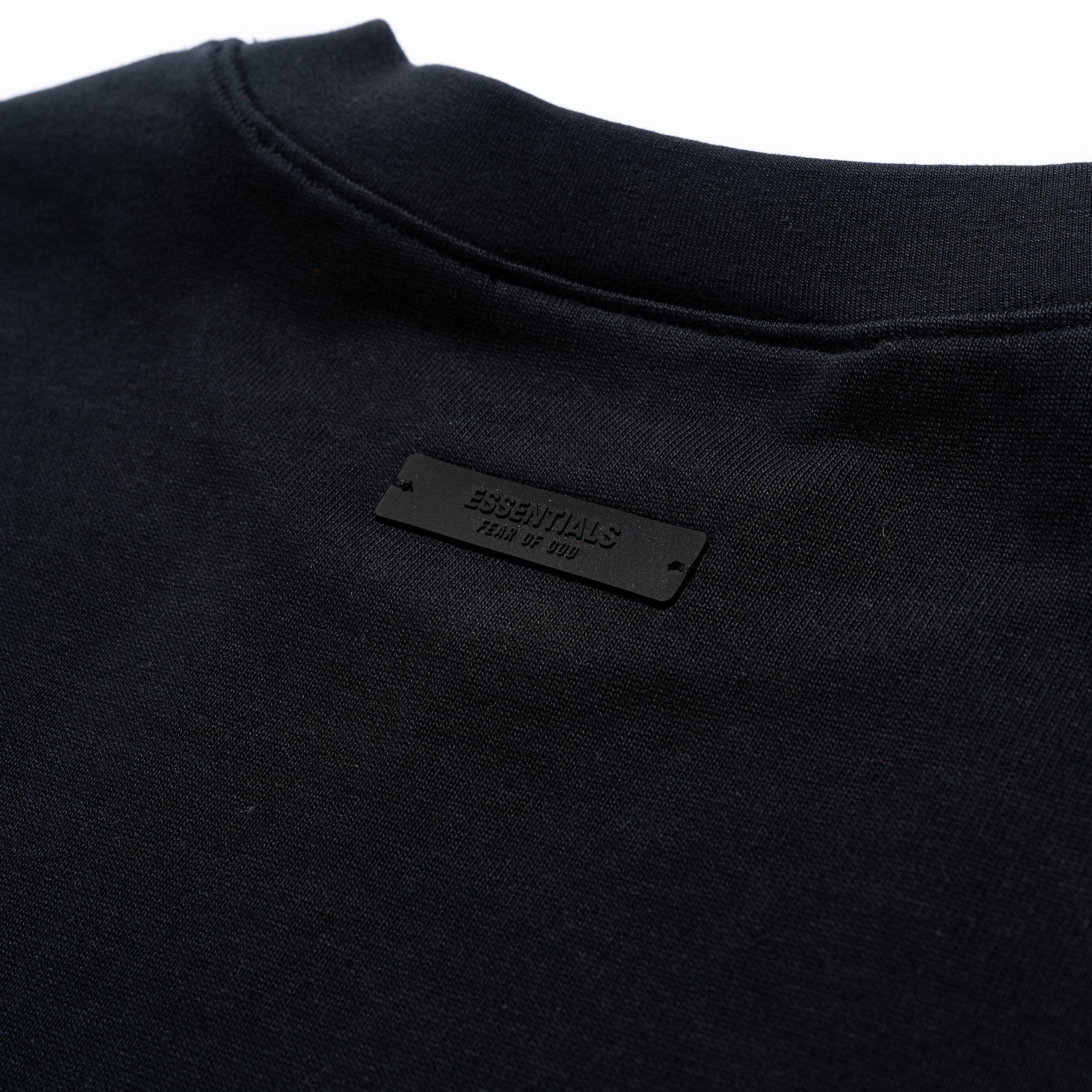 Collegiate Heavy Crewneck Tee Black 125HO242000F