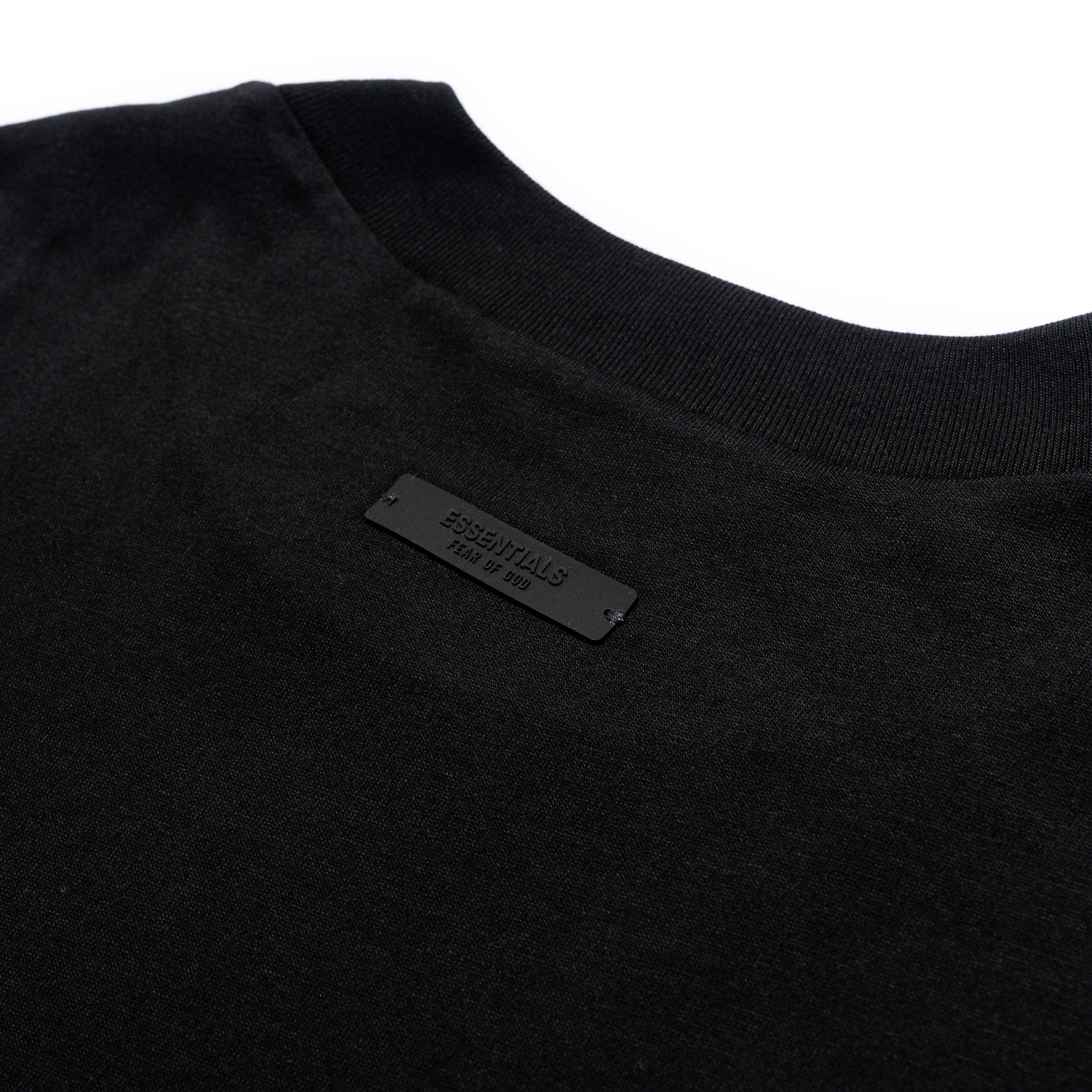 Collegiate Jersey Crewneck Tee Black 125HO244190F