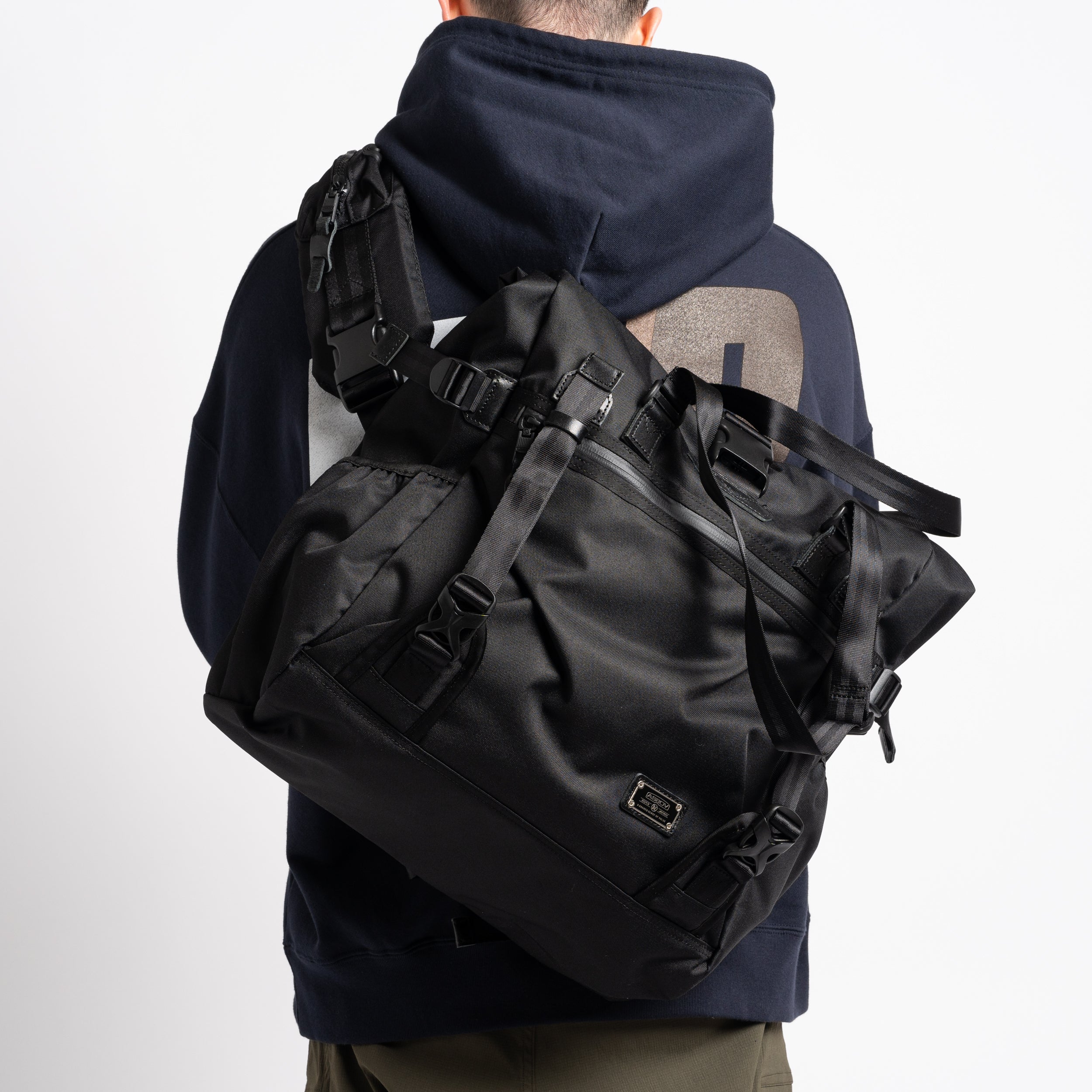 Cordura Dobby 305D 2-Way pre-owned bag (S) Black 061415-10