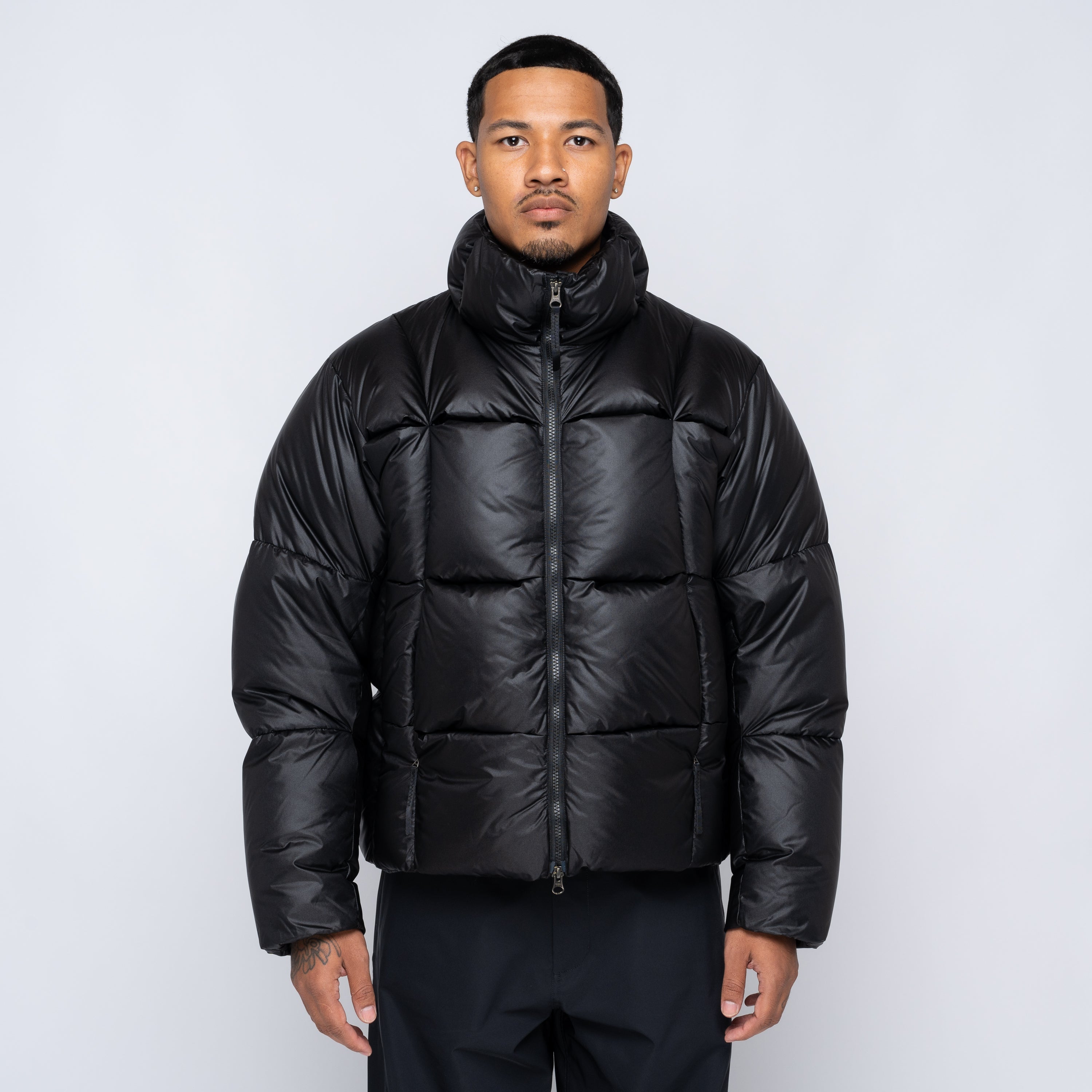 Three-Dimensional Down Jacket Black GZ24303