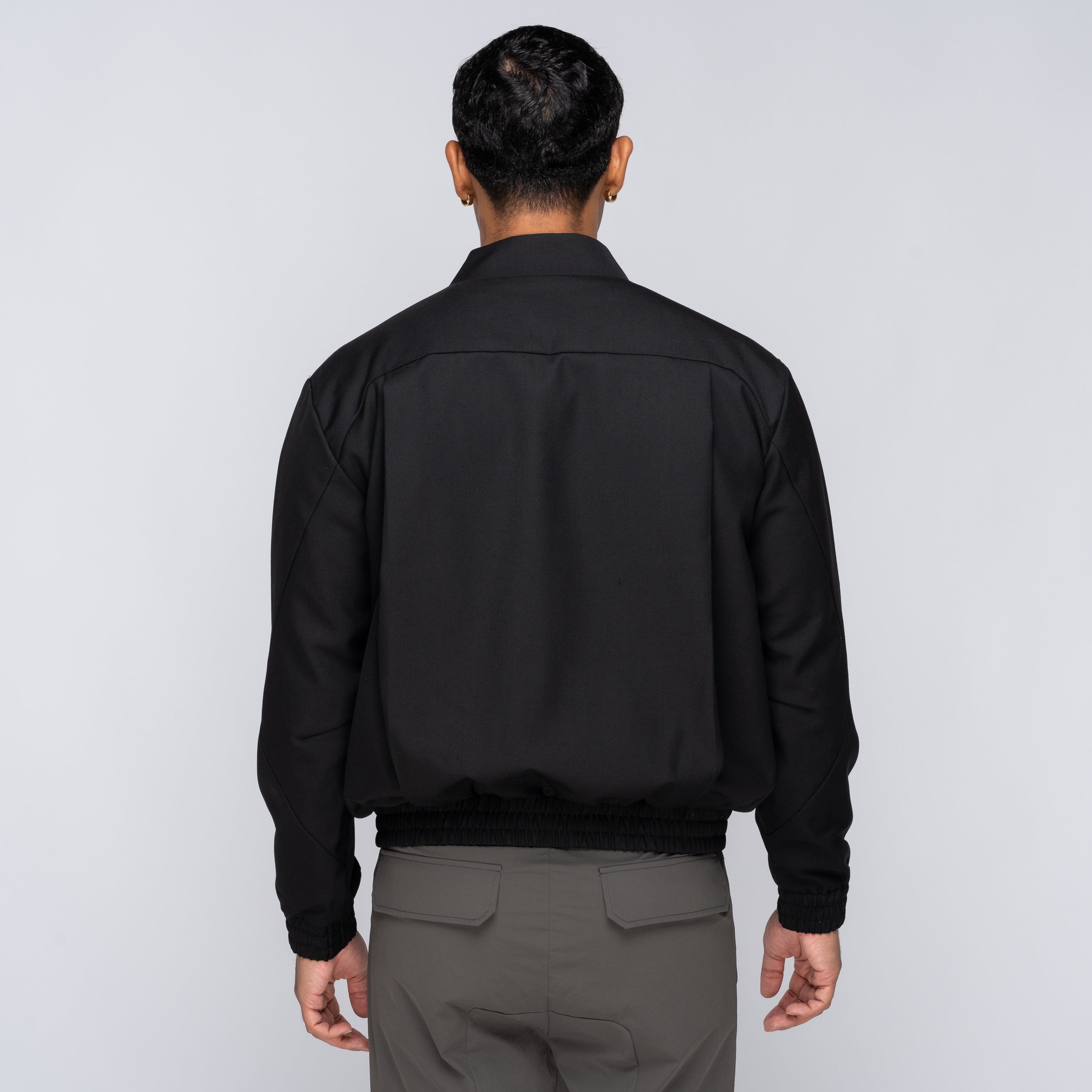 Jeongli Wool Zelta Bomber SET3 Black