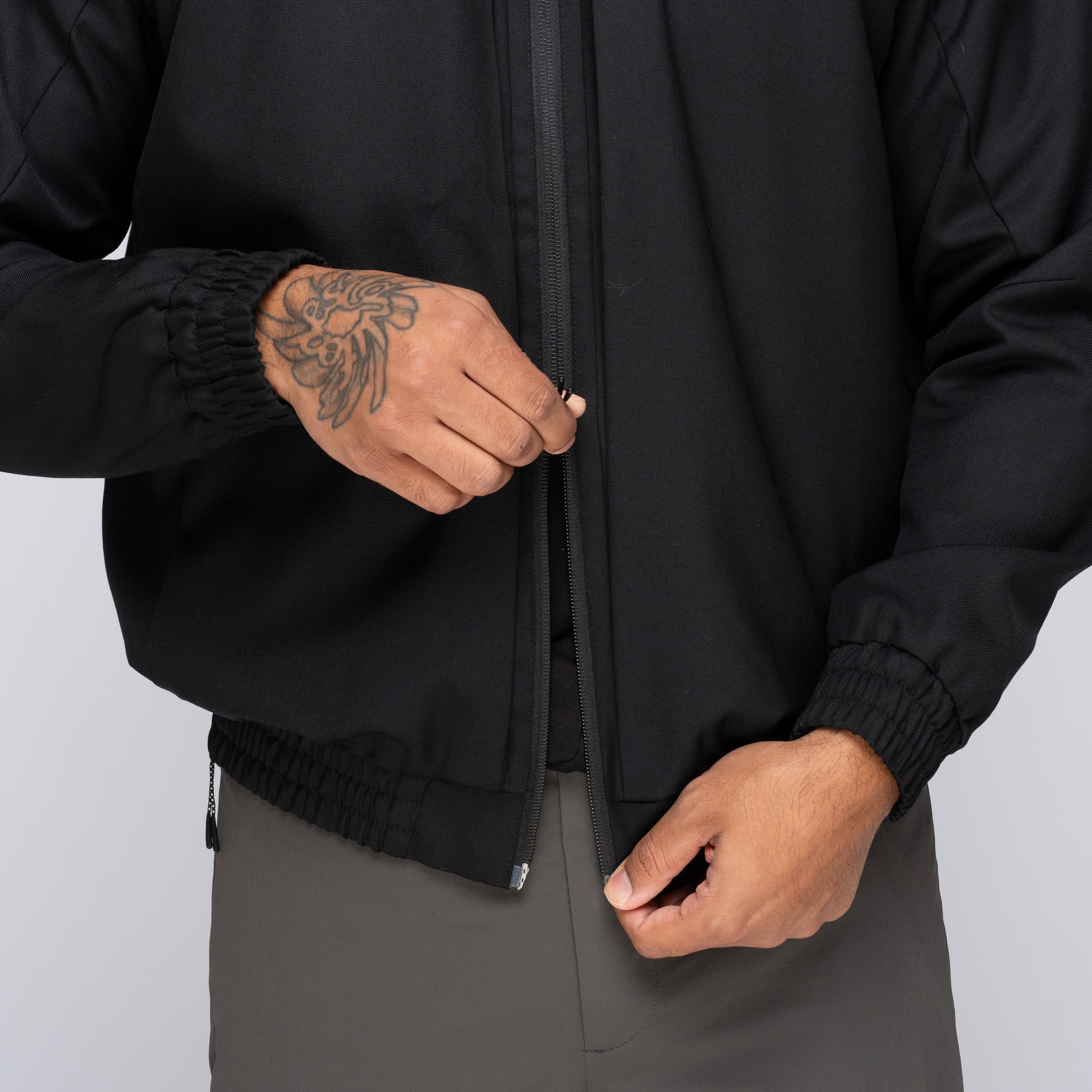 Jeongli Wool Zelta Bomber SET3 Black