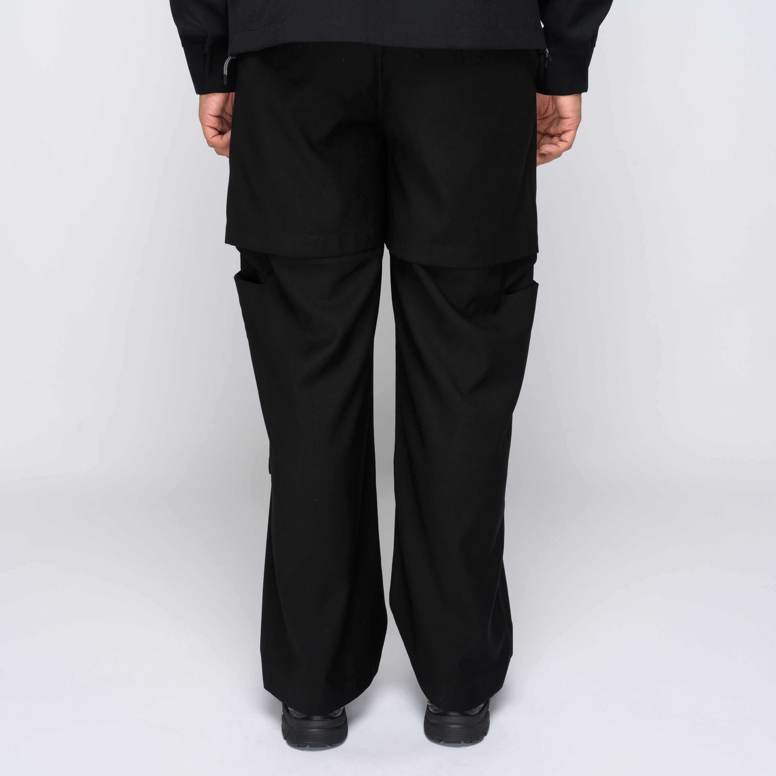 Jeongli Overlab Trouser SET7 Black