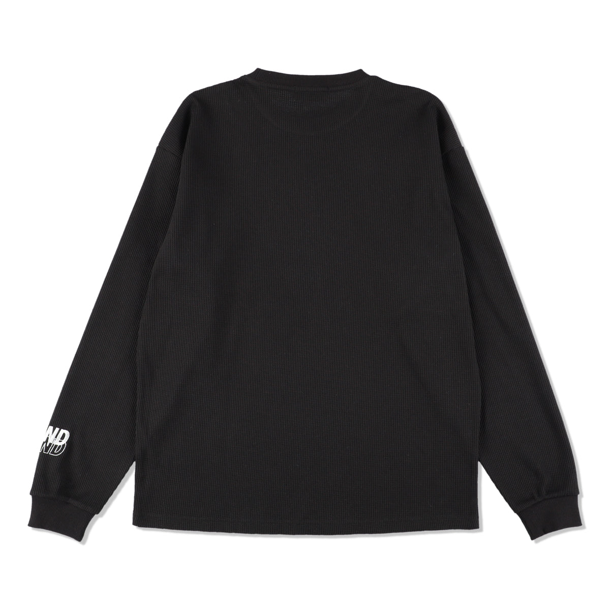 L/S Waffle Tee Black WDS-O-ESS-24-Q3-WAF-02