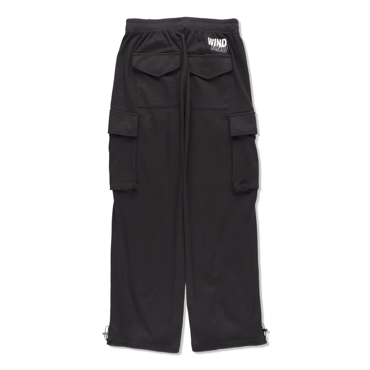 Waffle Cargo Pant Black WDS-O-ESS-24-Q3-WAF-04