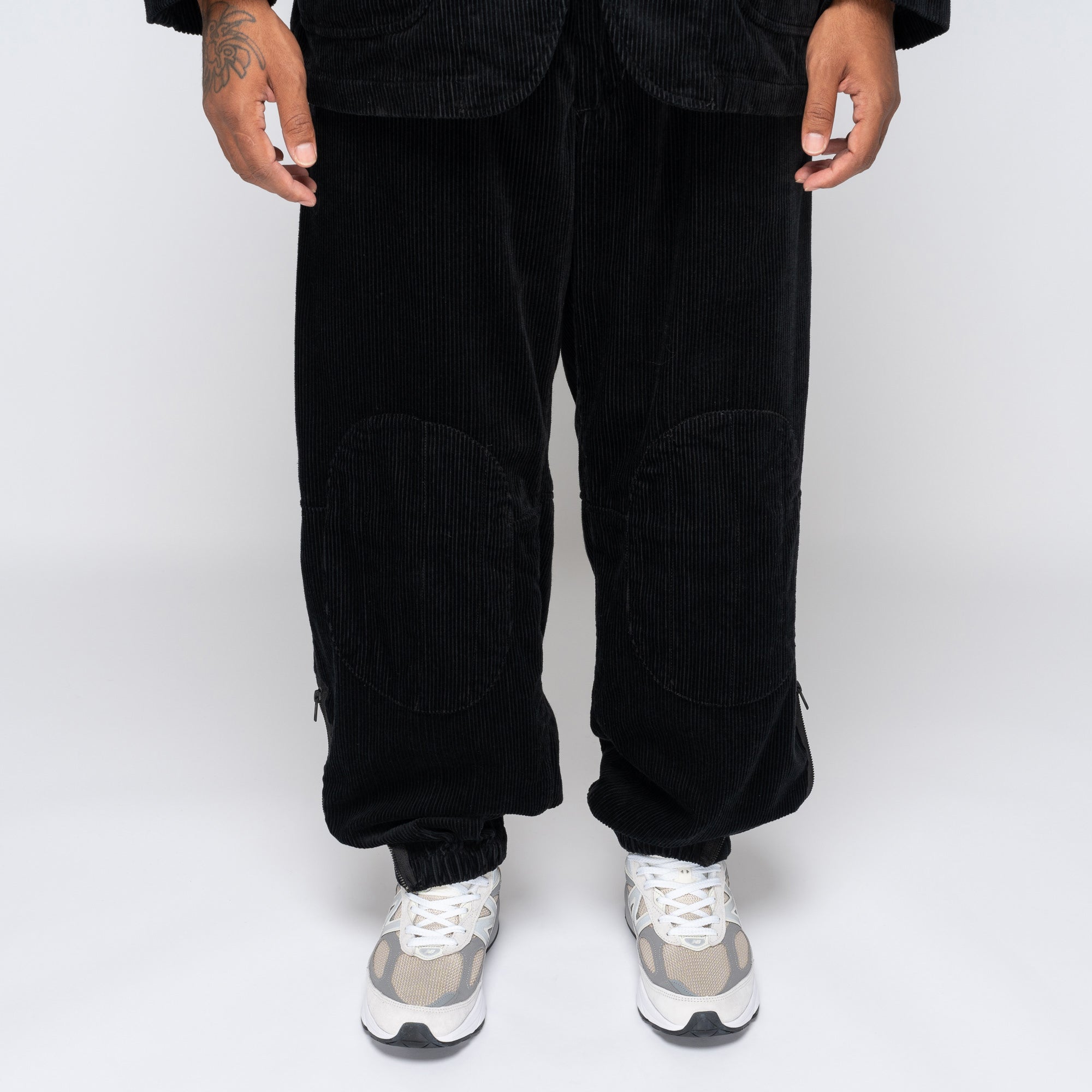 EG IAC Pants 8W Corduroy Black 24F1F023