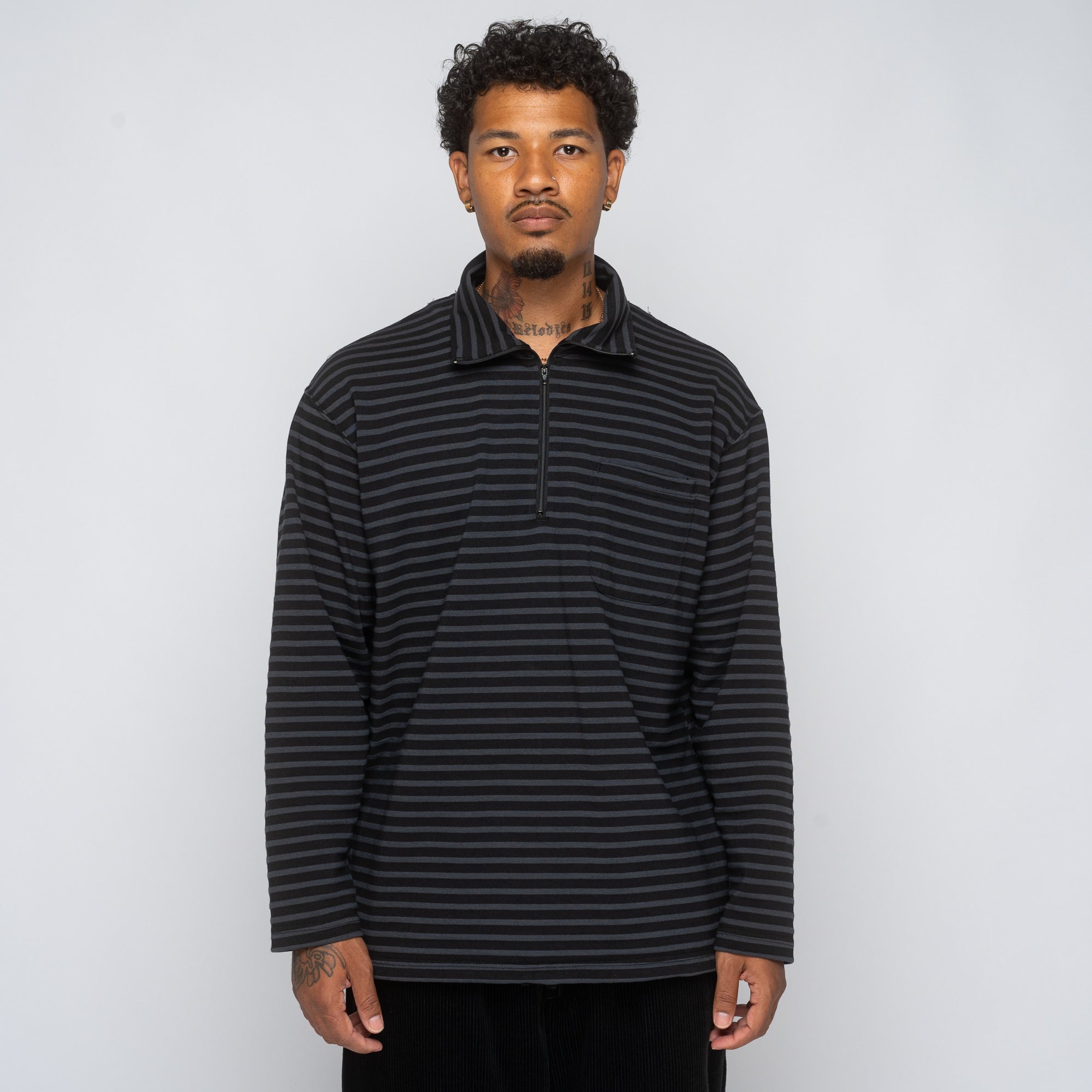 Gaze mock neck zip sale