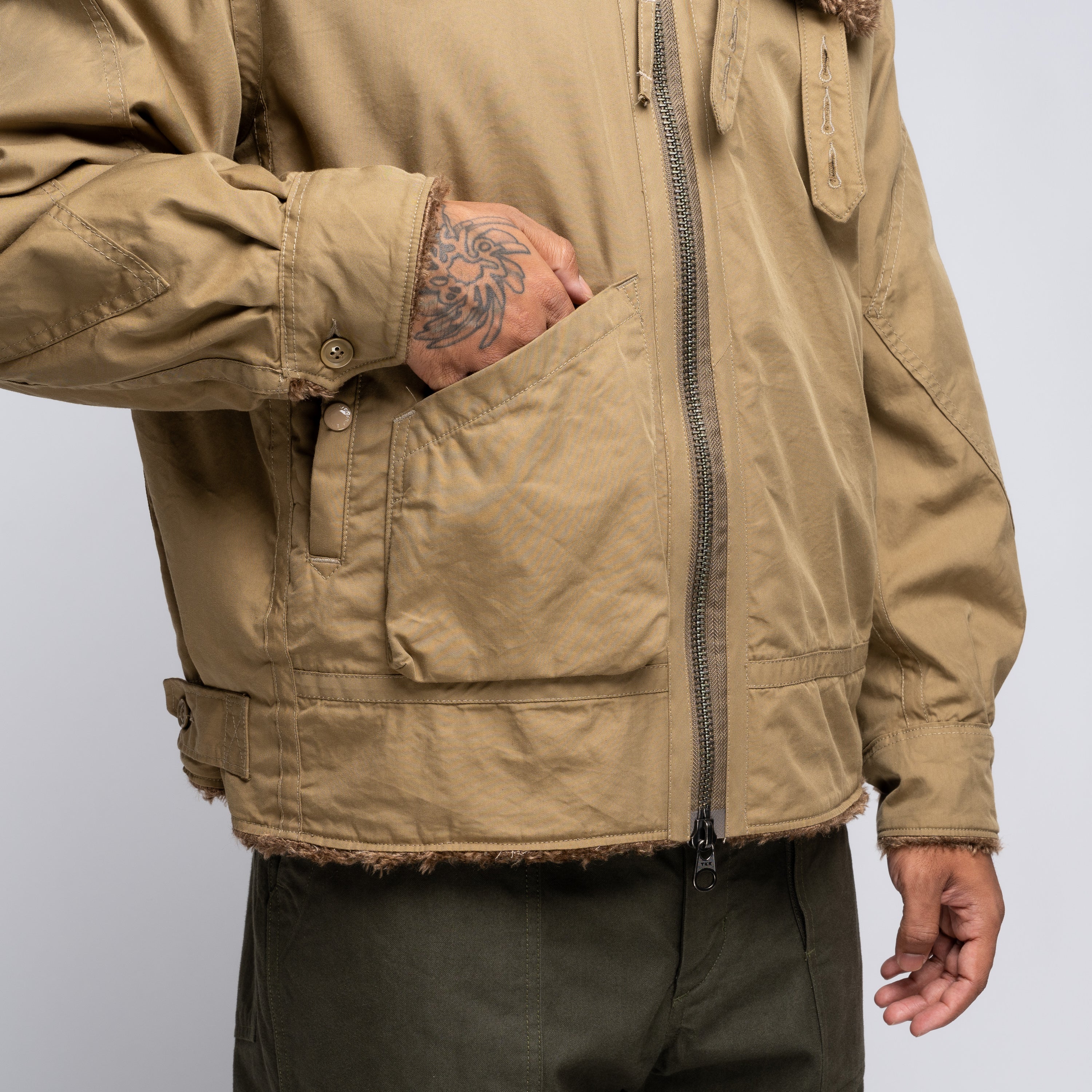 EG B3 Jacket Khaki 24F1D075