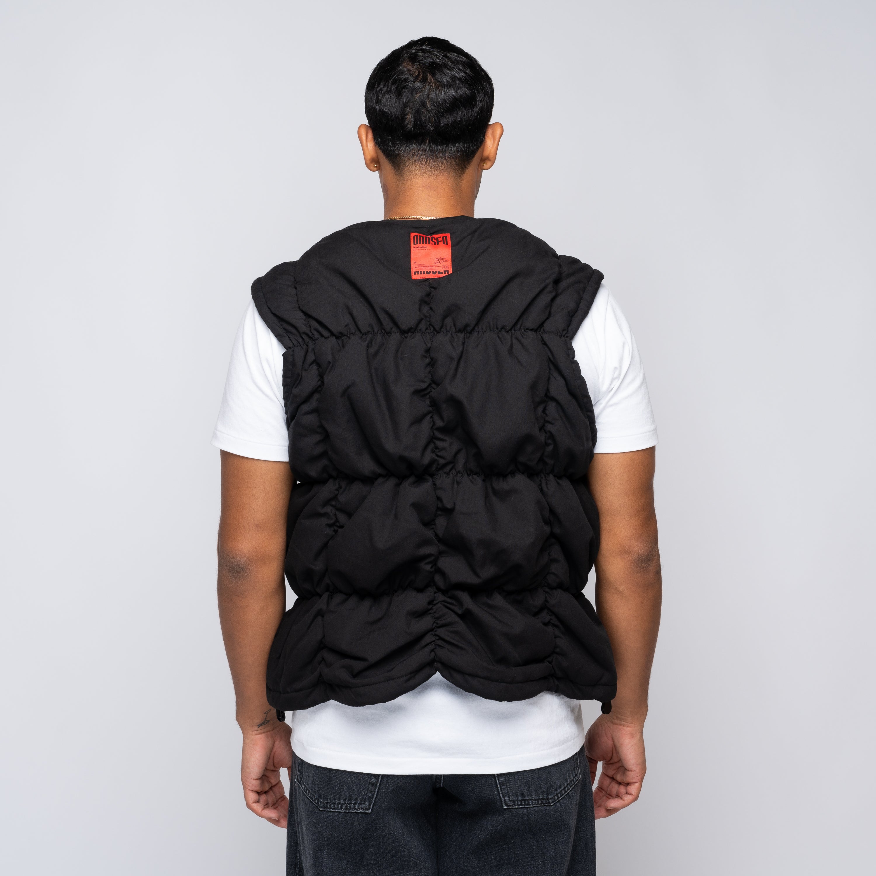 Wind and Sea Puffer Vest Black WDS-O-CLC-24-Q4-JK-02