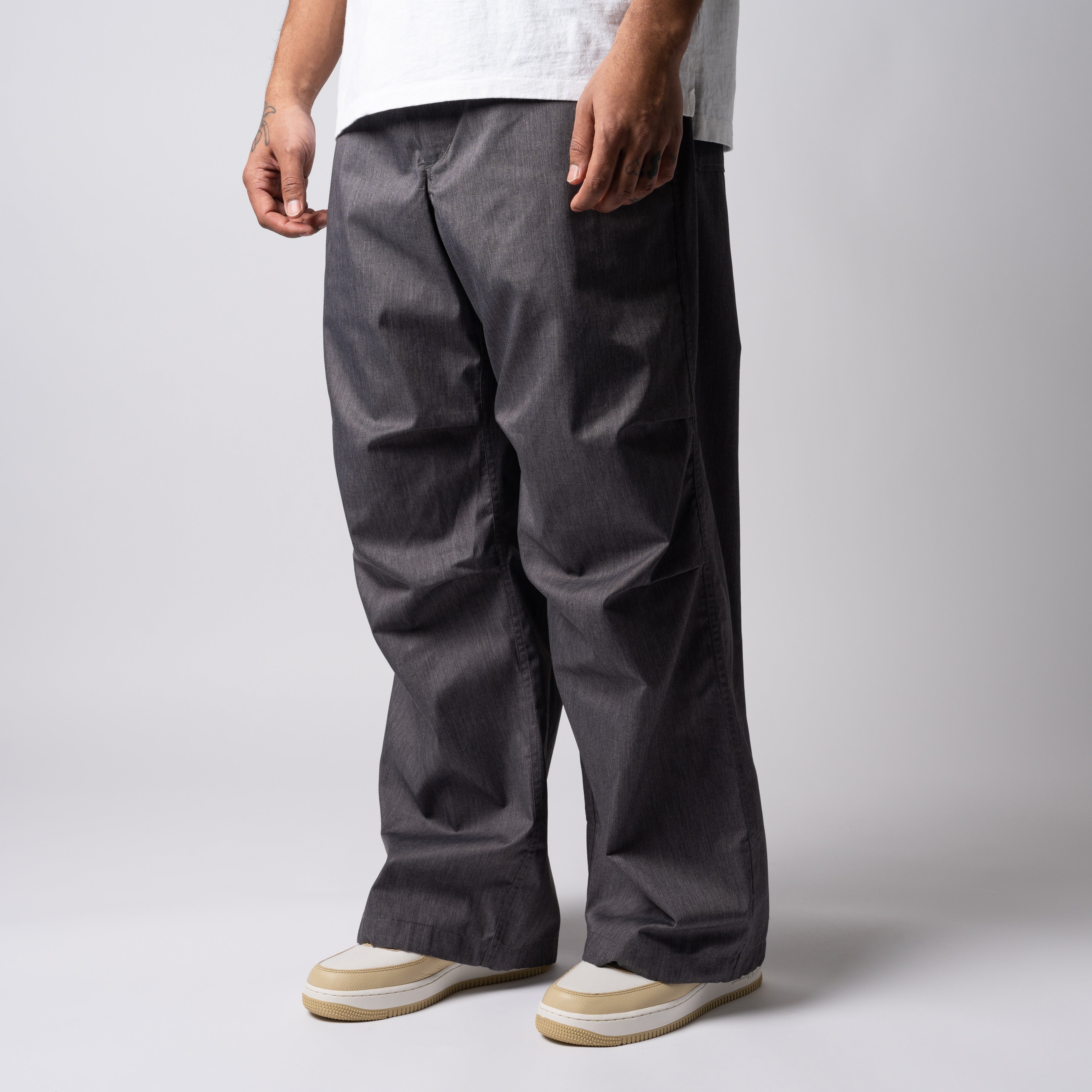 EG Over Pant PC Twill 23S1F023 Heather Grey – Capsule