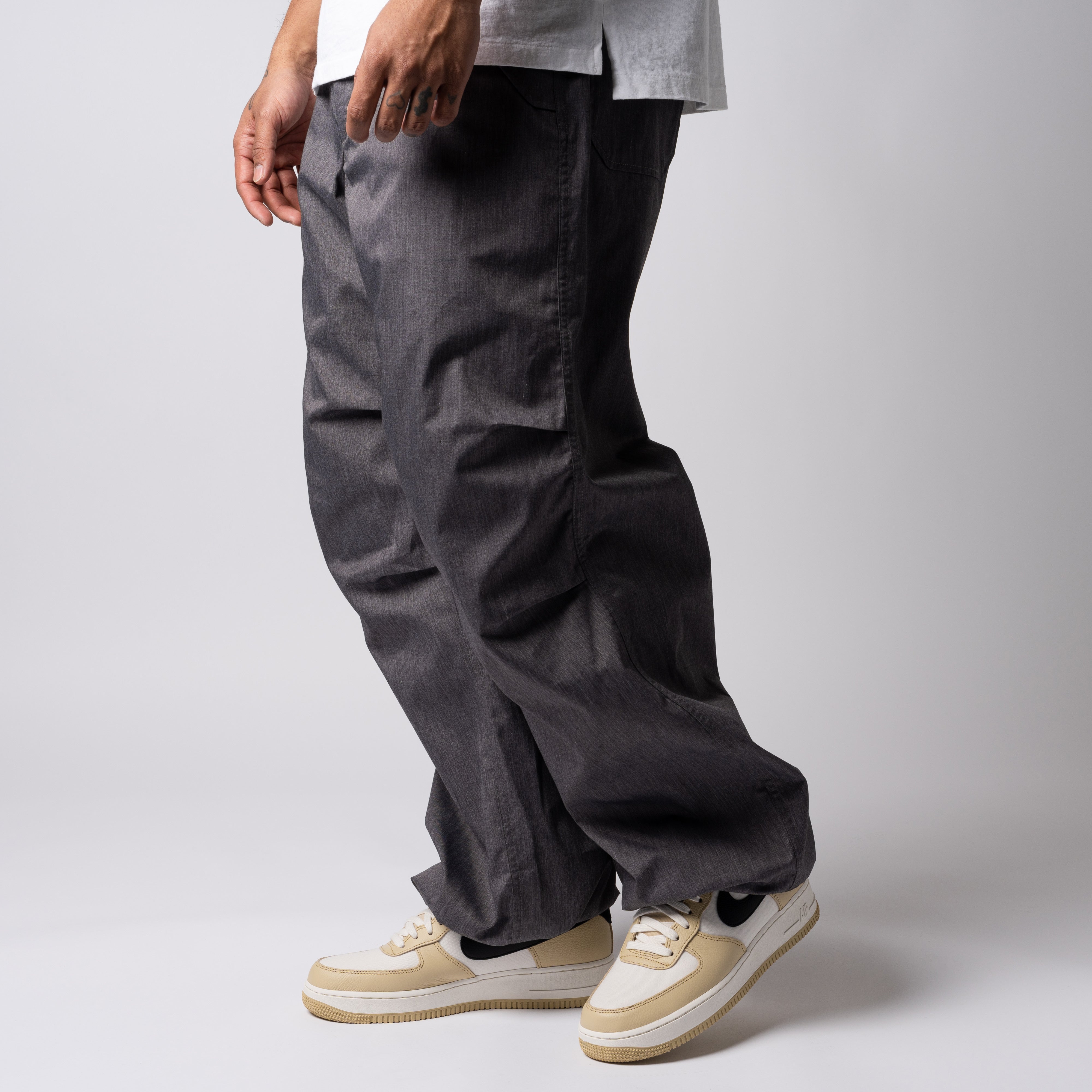 EG Over Pant PC Twill 23S1F023 Heather Grey – Capsule