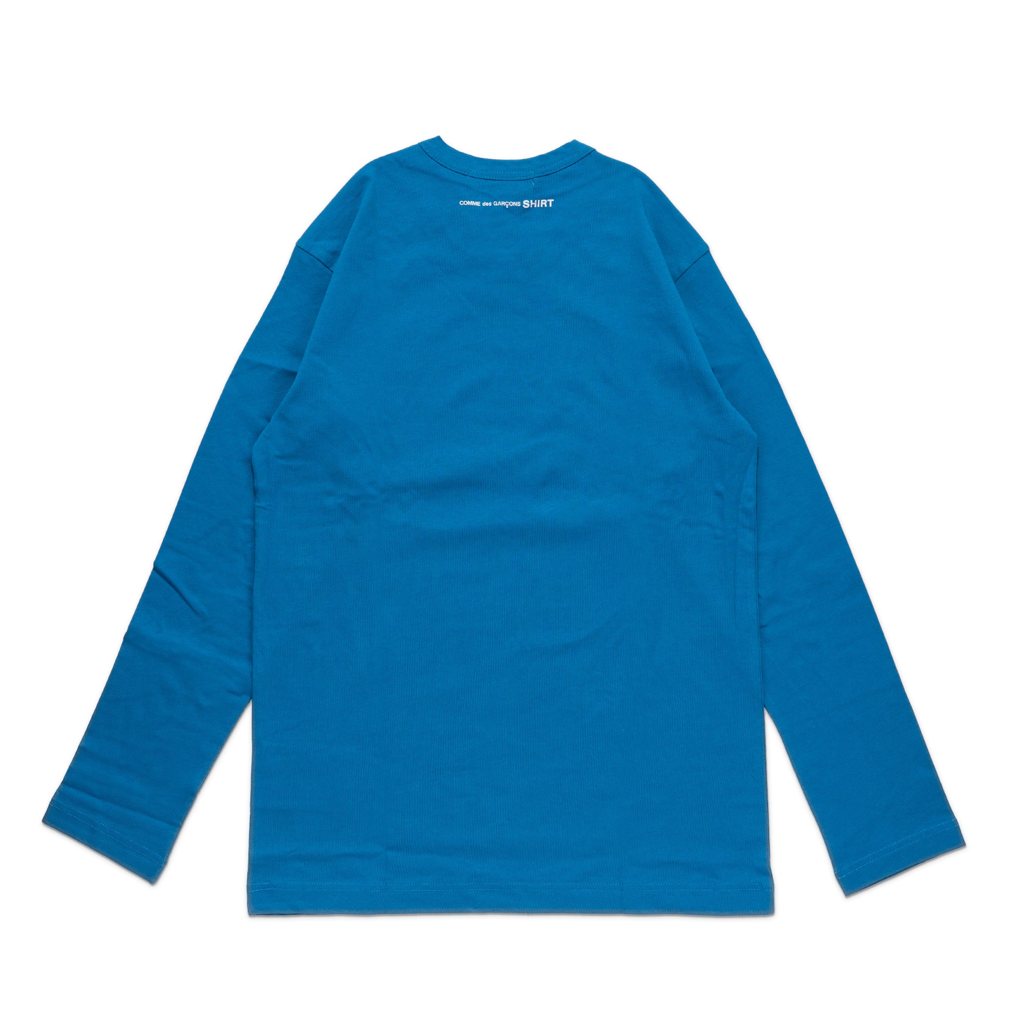 CDG Shirt Rear Logo L/S Tee FJ-T015-W22 Blue – Capsule