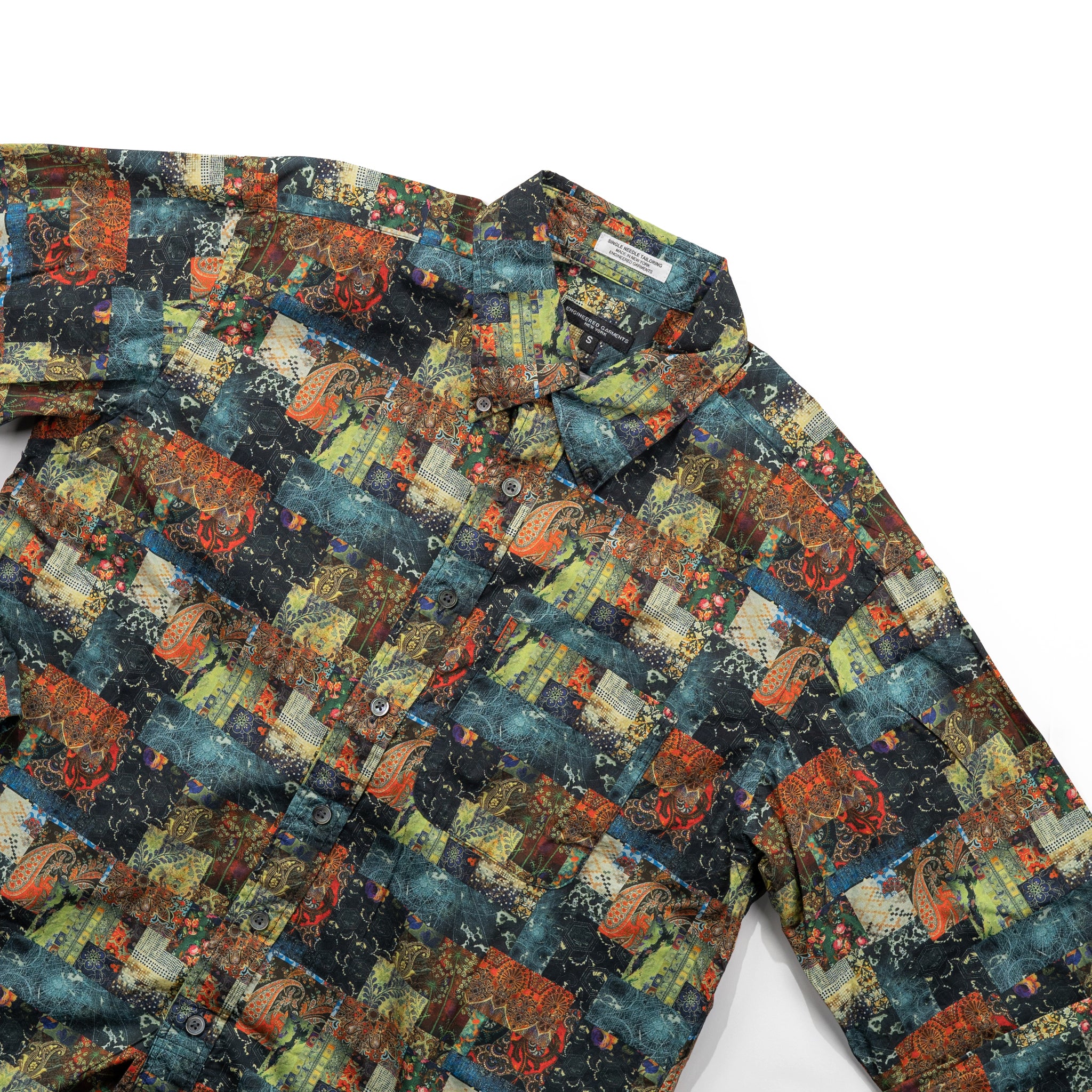 19 Century BD Shirt 22F1A001 Multi Color Patchwork