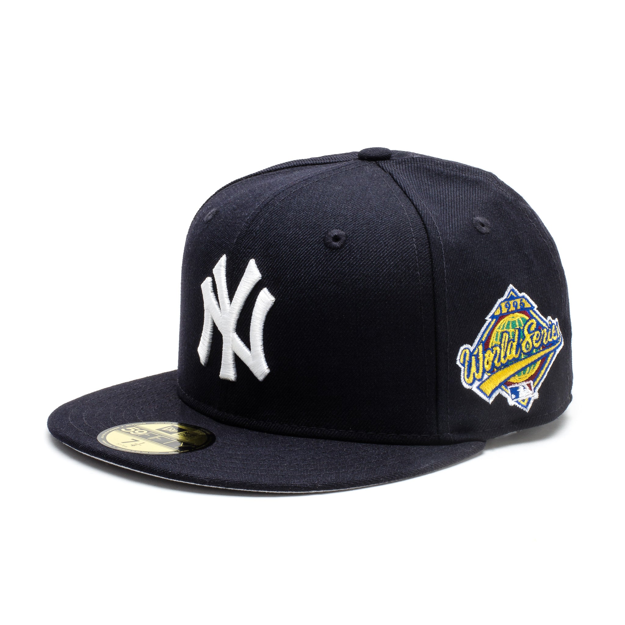 Black New York Yankees Gray Bottom 1996 World Series Side Patch New Era 59FIFTY Fitted 71/8